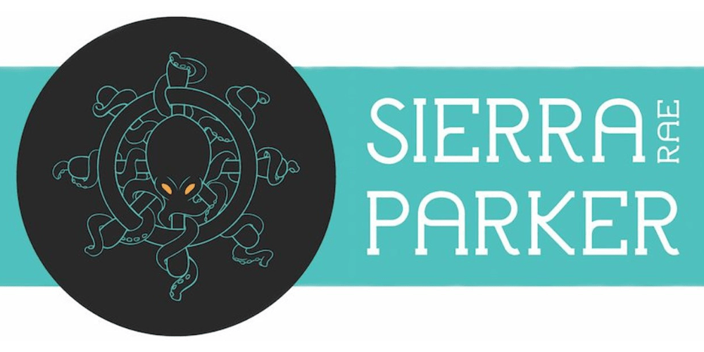 graphic drawing of cotopus and words Sierra Rae Parker